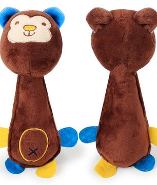 Funny Animal Shape Pet Puppy Dog Toys Soft Plush Sound Squeaky - Lusy Store