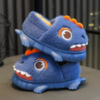 Funny Slippers Childrens Slippers Animal Home Shoes Fuzzy House Boys and Girls Anti-slip Warm Cotton A1