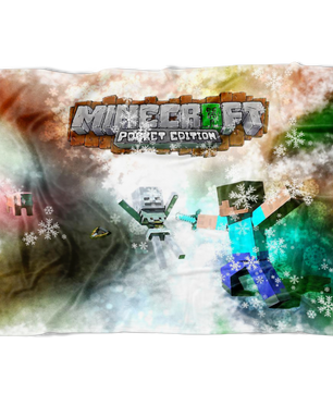 Minecraft Fleece Blanket Celebratum White Blanket Warm And Super Comfortable Best Gift For Kids - Lusy Store