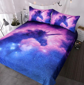 Galaxy Unicorn Bedding Sets Duvet Cover Kids Bedding Sets Twin/Full/Queen/King Size