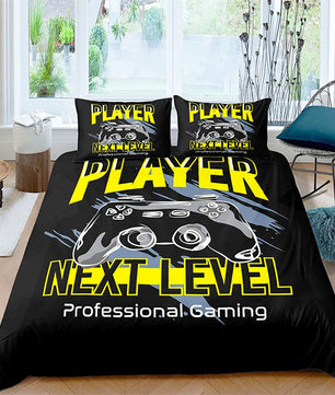 Gamer Bedding Set Boys Gamepad Duvet Cover Game Room Decor D544 - Lusy Store