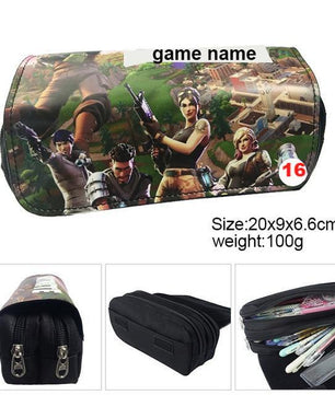 Games Roblox Minecraft Creeper Plaid Children Teenager Student Pencil Case Box Pen Bag - Lusy Store
