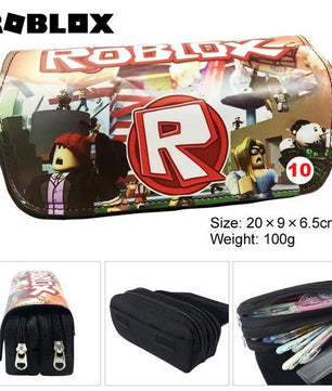 Games Roblox Minecraft Creeper Plaid Children Teenager Student Pencil Case Box Pen Bag - Lusy Store