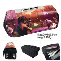 Games Roblox Minecraft Creeper Plaid Children Teenager Student Pencil Case Box Pen Bag 13