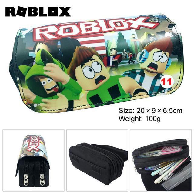 Games Roblox Minecraft Creeper Plaid Children Teenager Student Pencil Case Box Pen Bag - Lusy Store