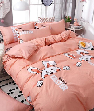 Geometric Pattern Bedding Sets Soft Skin Duvet Cover Bed Sheet Kids Bedding Sets Home Textile - Lusy Store