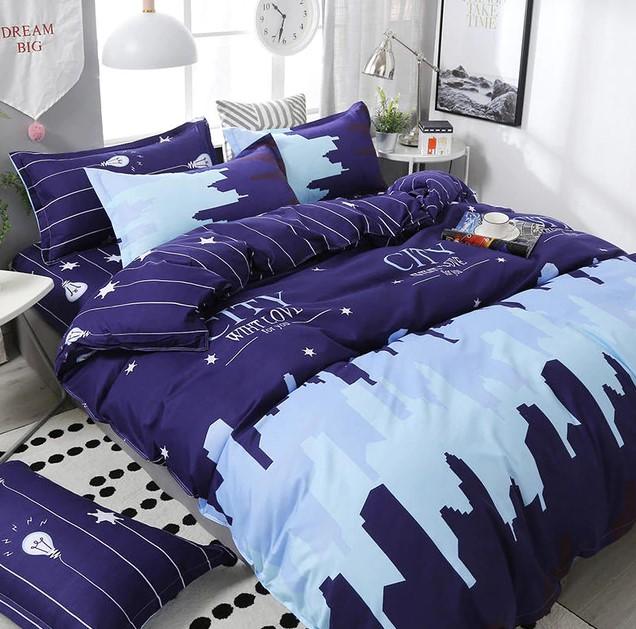 Geometric Pattern Bedding Sets Soft Skin Duvet Cover Bed Sheet Kids Bedding Sets Home Textile - Lusy Store