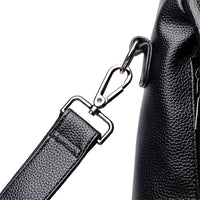 Girls Backpack Anti Theft Women Backpack High Quality Soft Leather Letter Rucksack School Bags For Girls B375 - Lusy Store