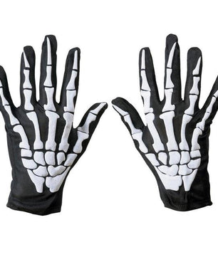 Gloves Horrible Skull Skeleton Claw Cosplay Masquerade Accessories Long Sleeve - Lusy Store