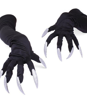Gloves Horrible Skull Skeleton Claw Cosplay Masquerade Accessories Long Sleeve - Lusy Store