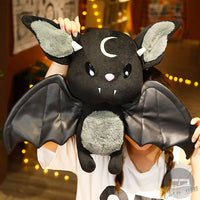 Halloween Plush Toy Dark Series Moon Red Bat Doll Cute Stuffed Rock Style Christmas Gift HL39 - Lusy Store LLC