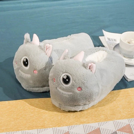 Hamster Slippers Cartoon Warm Kawaii Unicorn Plush Shoes Soft Sole Flat Home Cotton Shoes Style 5
