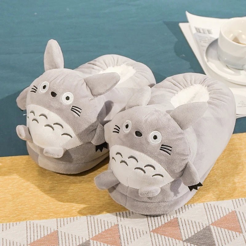 Hamster Slippers Cartoon Warm Kawaii Unicorn Plush Shoes Soft Sole Flat Home Cotton Shoes - Lusy Store LLC