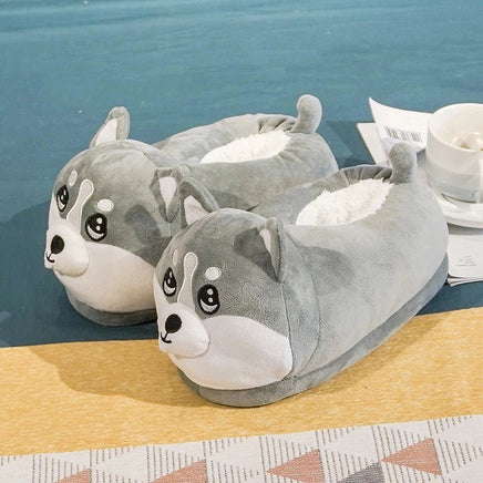 Hamster Slippers Cartoon Warm Kawaii Unicorn Plush Shoes Soft Sole Flat Home Cotton Shoes Style 12