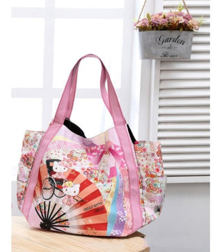 Handbags High Quality Fashion Cartoon Hello Kitty Crossbody Bags For Women Leather Handbags - Lusy Store