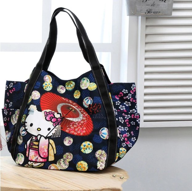 Handbags High Quality Fashion Cartoon Hello Kitty Crossbody Bags For Women Leather Handbags - Lusy Store