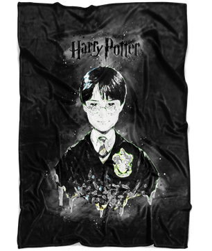 Harry Potter Fleece Blanket Abstract Black Blanket - Lusy Store