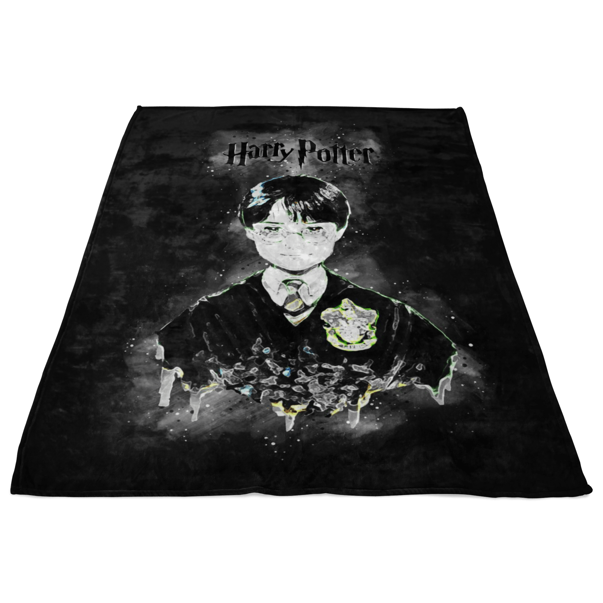Harry Potter Fleece Blanket Abstract Black Blanket - Lusy Store