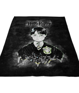 Harry Potter Fleece Blanket Abstract Black Blanket - Lusy Store