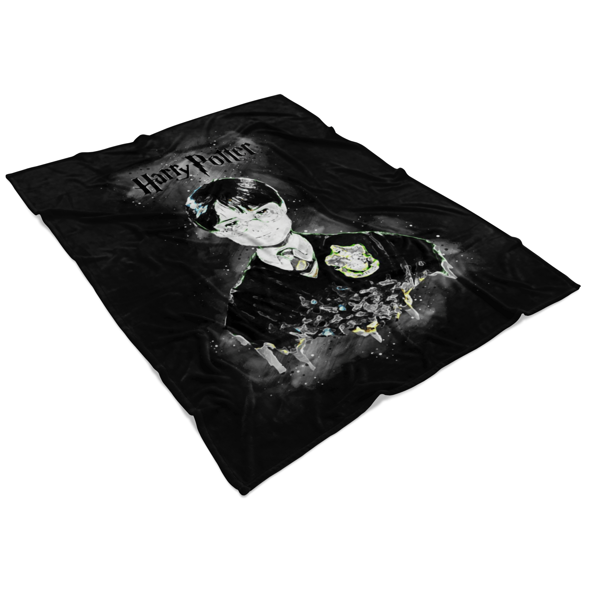Harry Potter Fleece Blanket Abstract Black Blanket - Lusy Store
