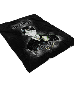 Harry Potter Fleece Blanket Abstract Black Blanket - Lusy Store