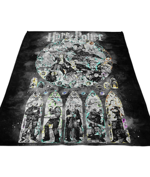 Harry Potter Fleece Blanket Abstract Blanket - Lusy Store