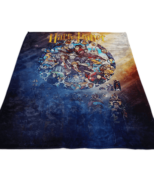 Harry Potter Fleece Blanket Battlefield Blanket Warm And Super Comfortable Best Gift For Kids - Lusy Store