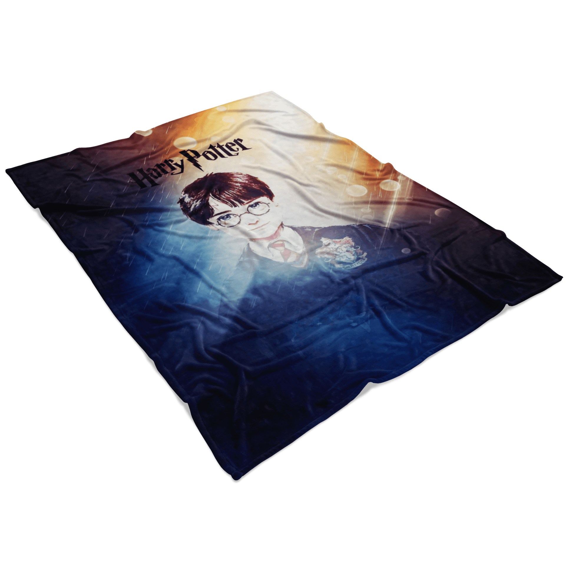 Harry Potter Fleece Blanket Battlefield Blue Blanket Warm And Super Comfortable Best Gift For Kids - Lusy Store