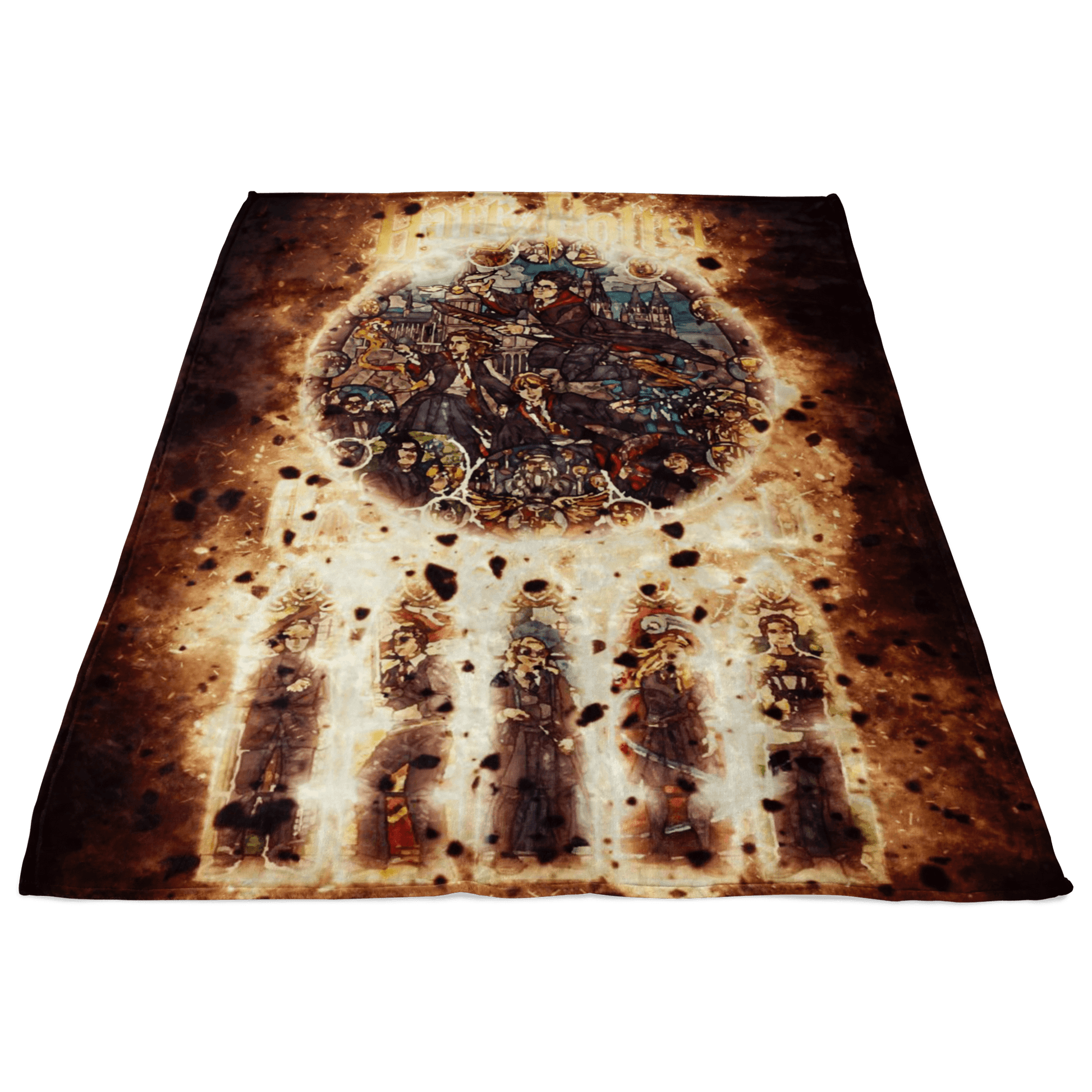 Harry Potter Fleece Blanket Blasting Black Blanket - Lusy Store