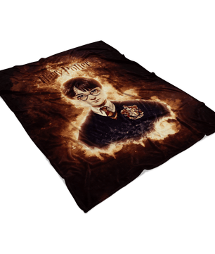 Harry Potter Fleece Blanket Blasting Brown Blanket - Lusy Store