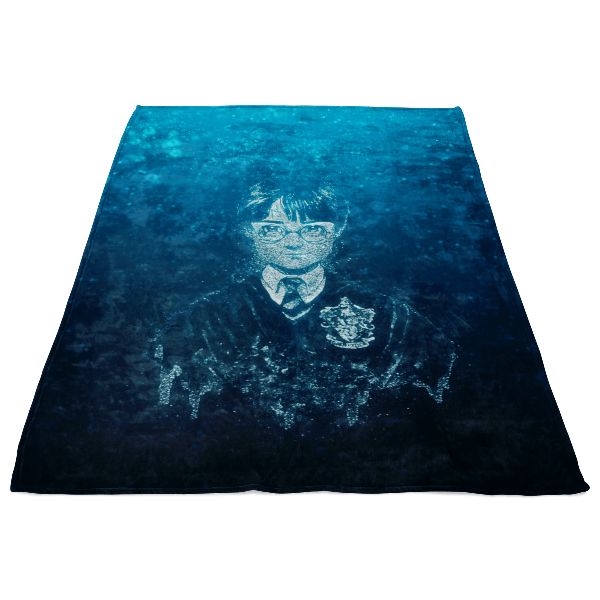 Harry Potter Fleece Blanket Bubbles Blue Blanket - Lusy Store