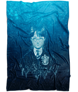 Harry Potter Fleece Blanket Bubbles Blue Blanket - Lusy Store