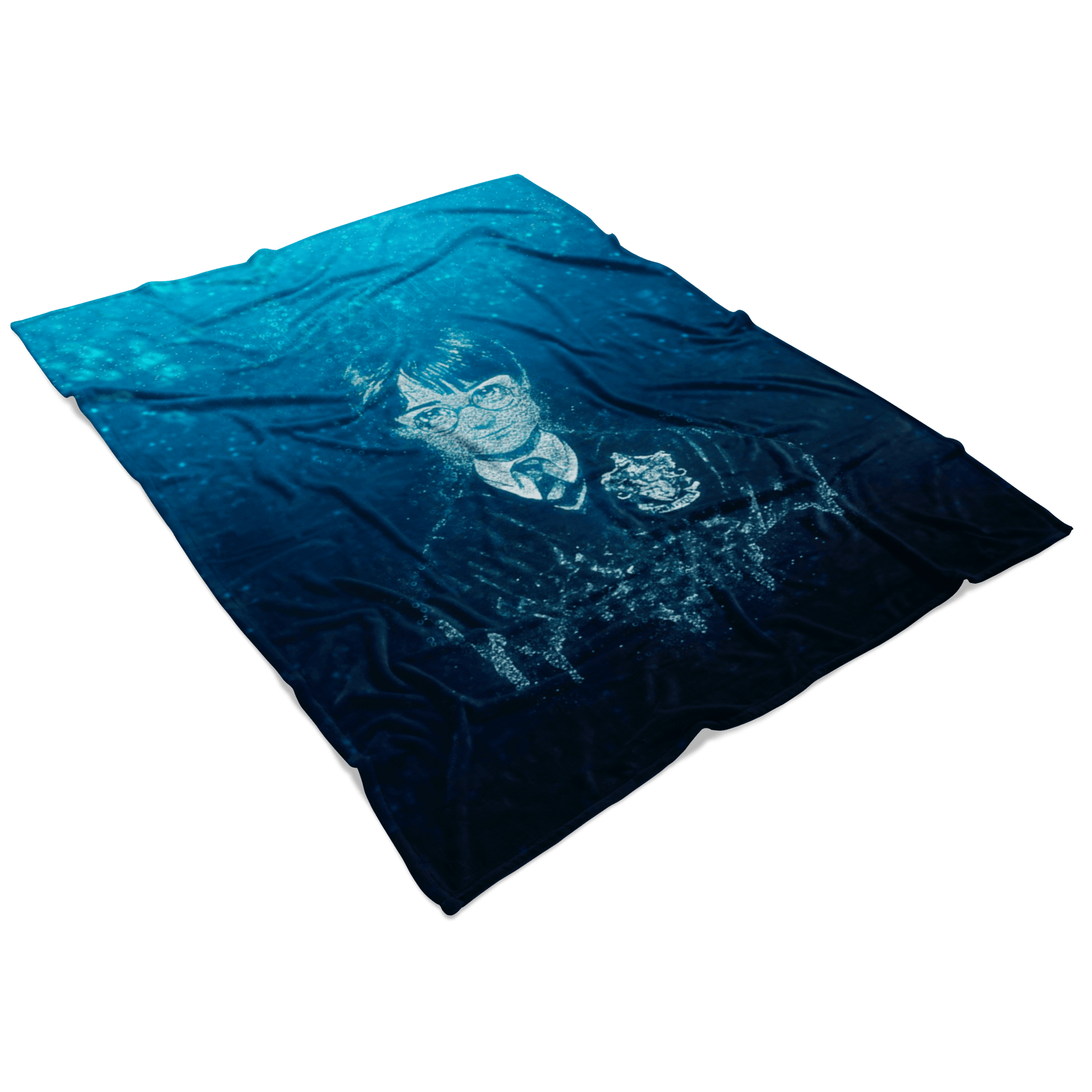 Harry Potter Fleece Blanket Bubbles Blue Blanket - Lusy Store