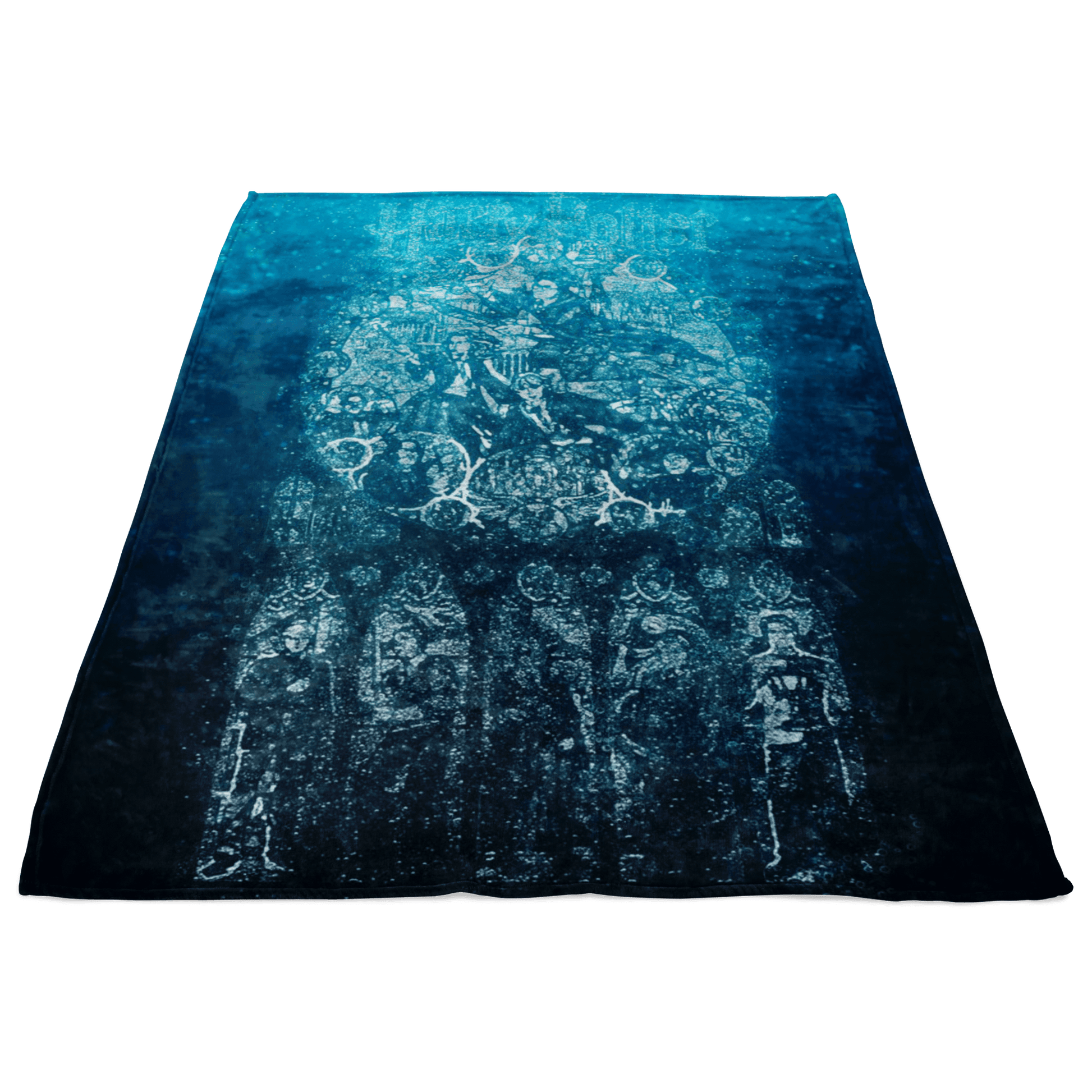Harry Potter Fleece Blanket Bubbles Blue Blanket - Lusy Store