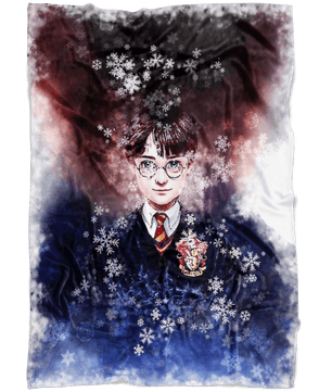 Harry Potter Fleece Blanket Celebratum White Blanket - Lusy Store