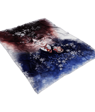 Harry Potter Fleece Blanket Celebratum White Blanket - Lusy Store