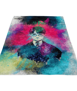 Harry Potter Fleece Blanket Color Dust Colorful Blanket - Lusy Store