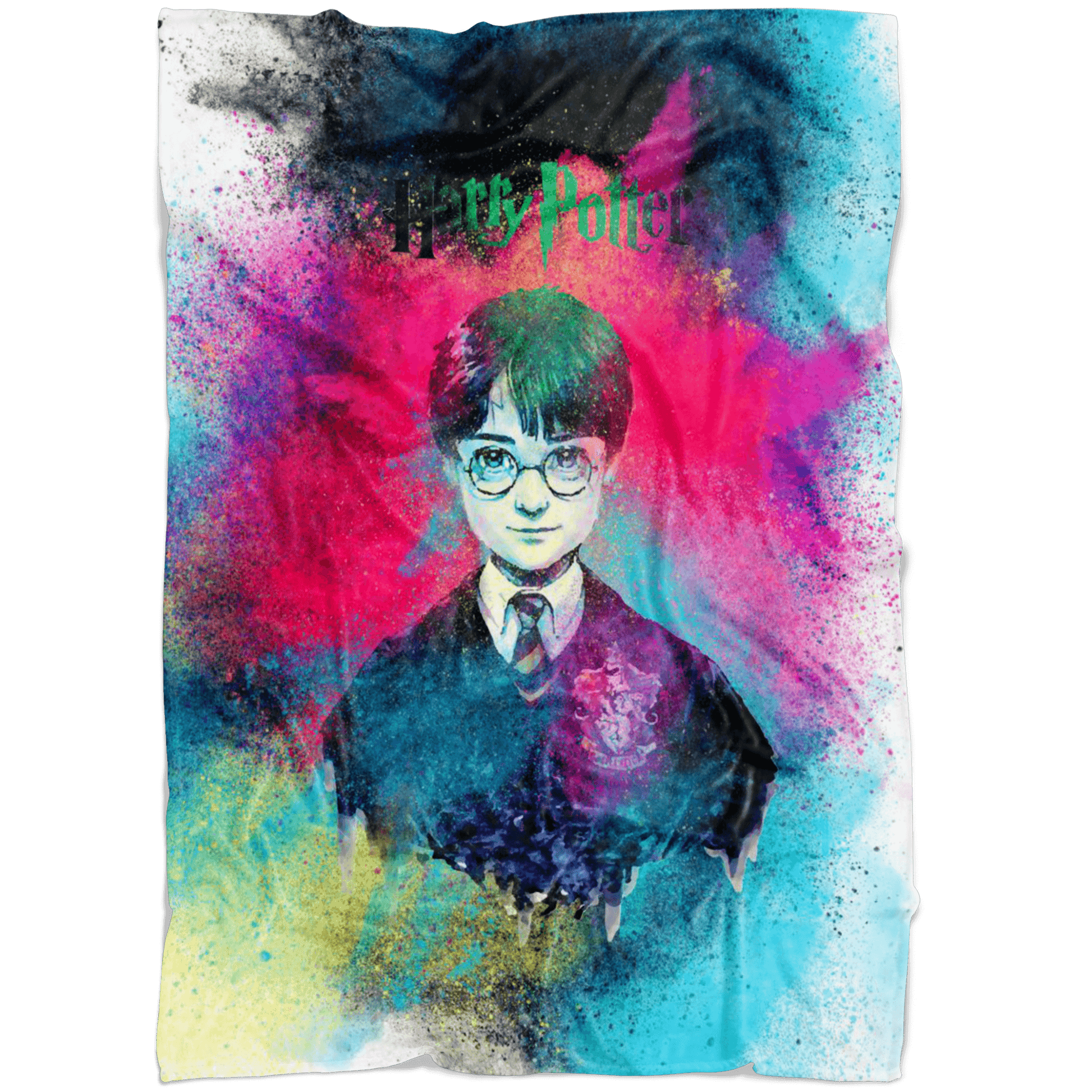 Harry Potter Fleece Blanket Color Dust Colorful Blanket - Lusy Store