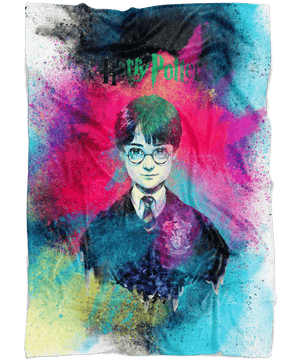 Harry Potter Fleece Blanket Color Dust Colorful Blanket - Lusy Store