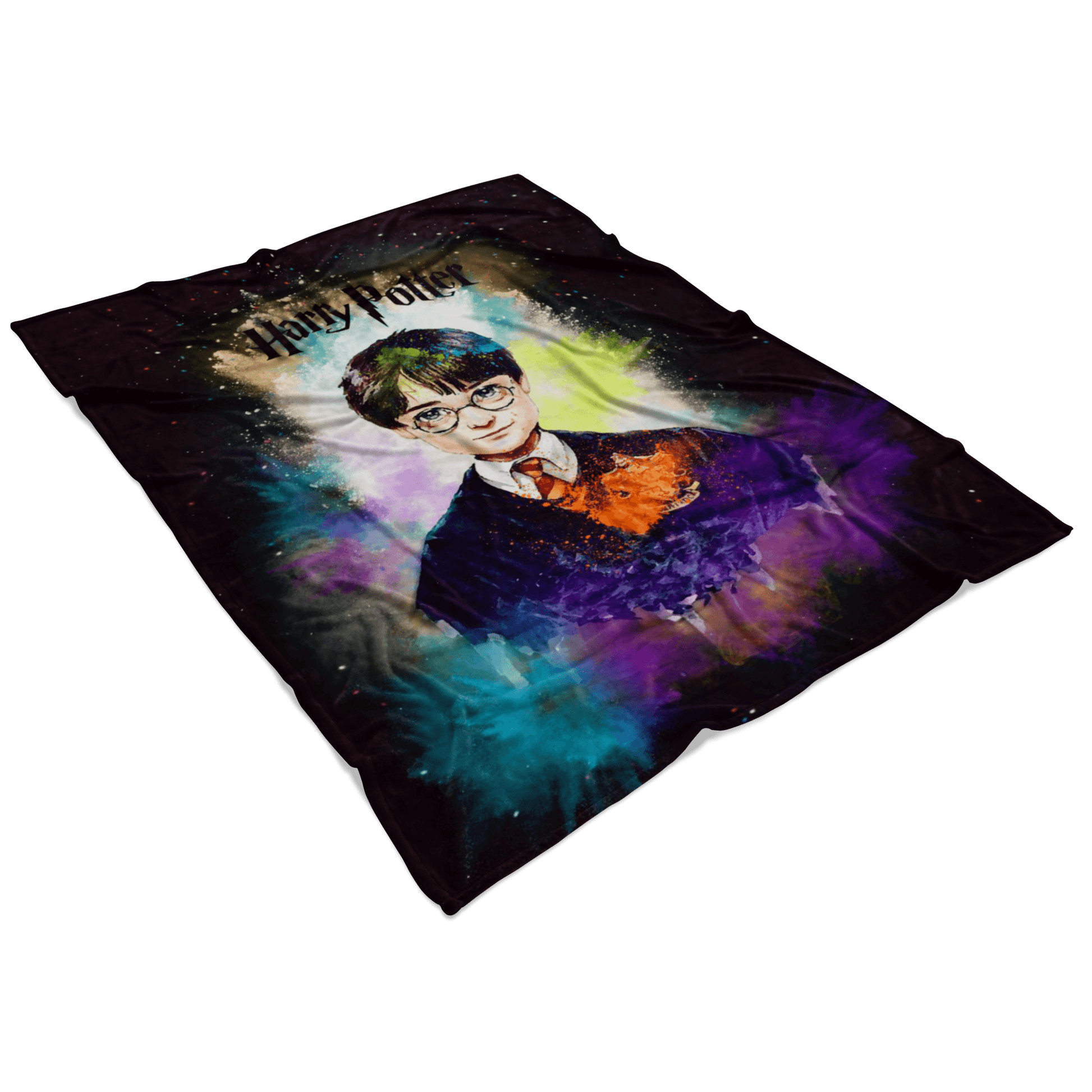 Harry Potter Fleece Blanket Color Festival Colorful Blanket - Lusy Store