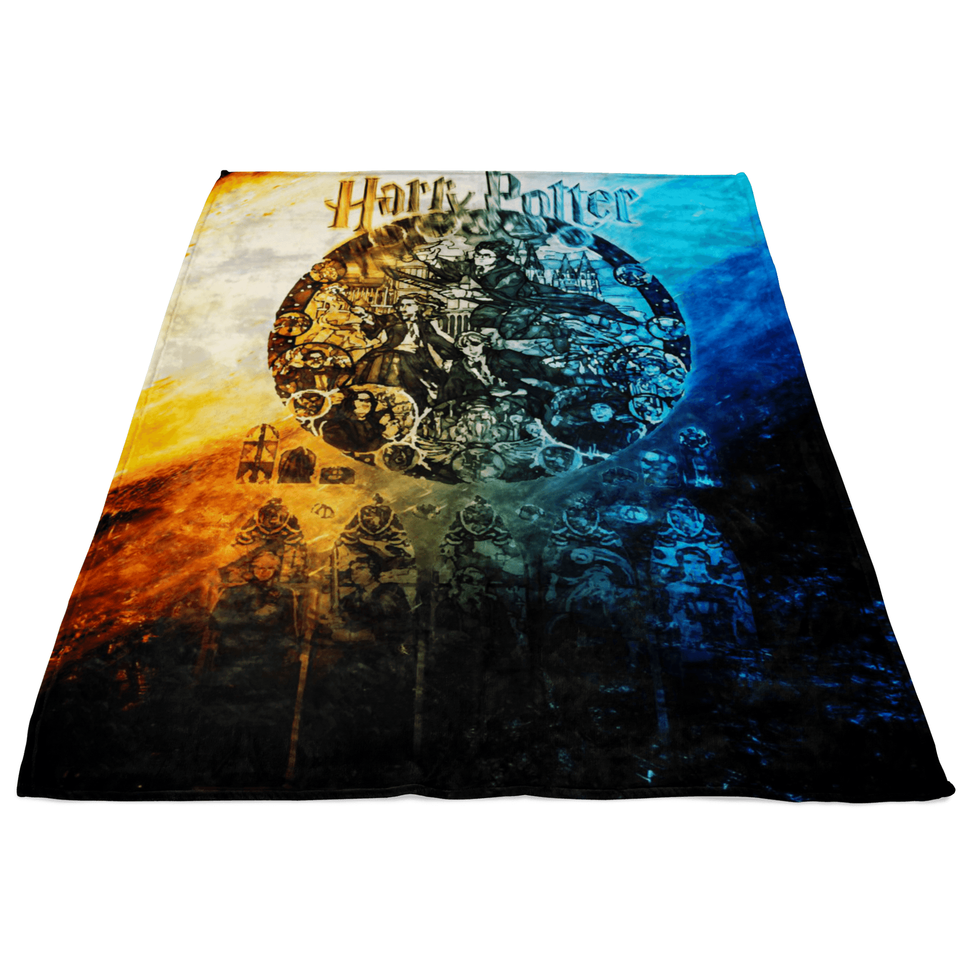 Harry Potter Fleece Blanket Commando Black Blanket Warm And Super Comfortable Best Gift For Kids - Lusy Store