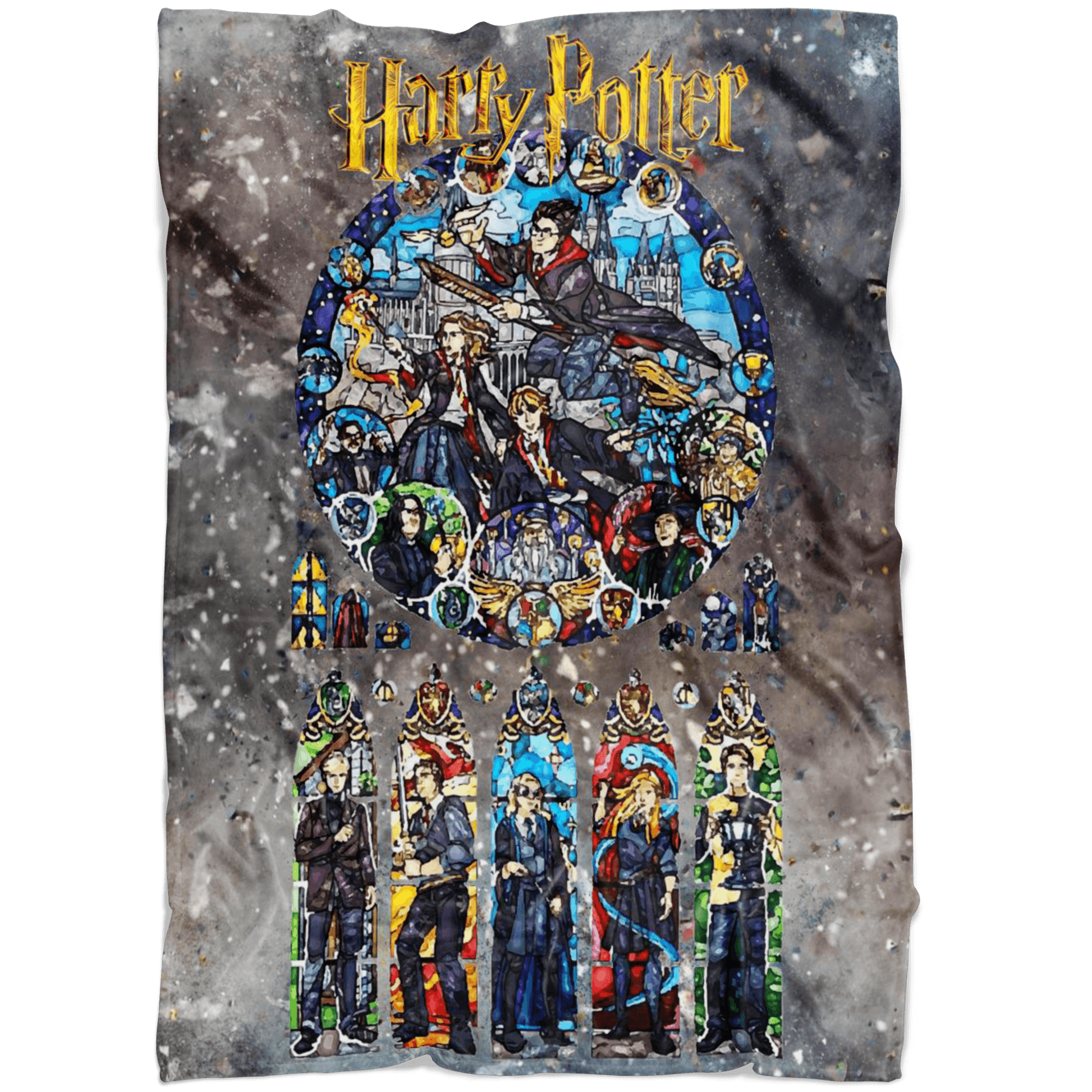 Harry Potter Fleece Blanket Cortisol Grey Blanket - Lusy Store