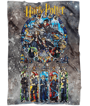 Harry Potter Fleece Blanket Cortisol Grey Blanket - Lusy Store
