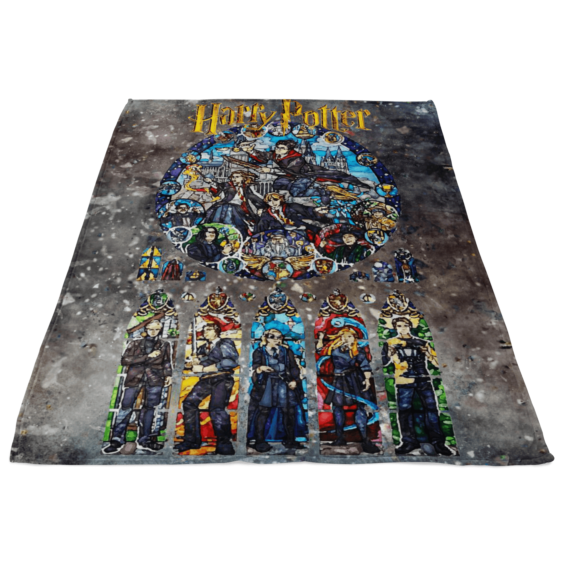 Harry Potter Fleece Blanket Cortisol Grey Blanket - Lusy Store
