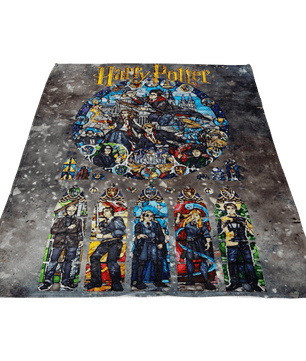 Harry Potter Fleece Blanket Cortisol Grey Blanket - Lusy Store