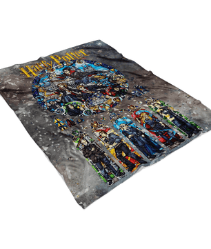 Harry Potter Fleece Blanket Cortisol Grey Blanket - Lusy Store