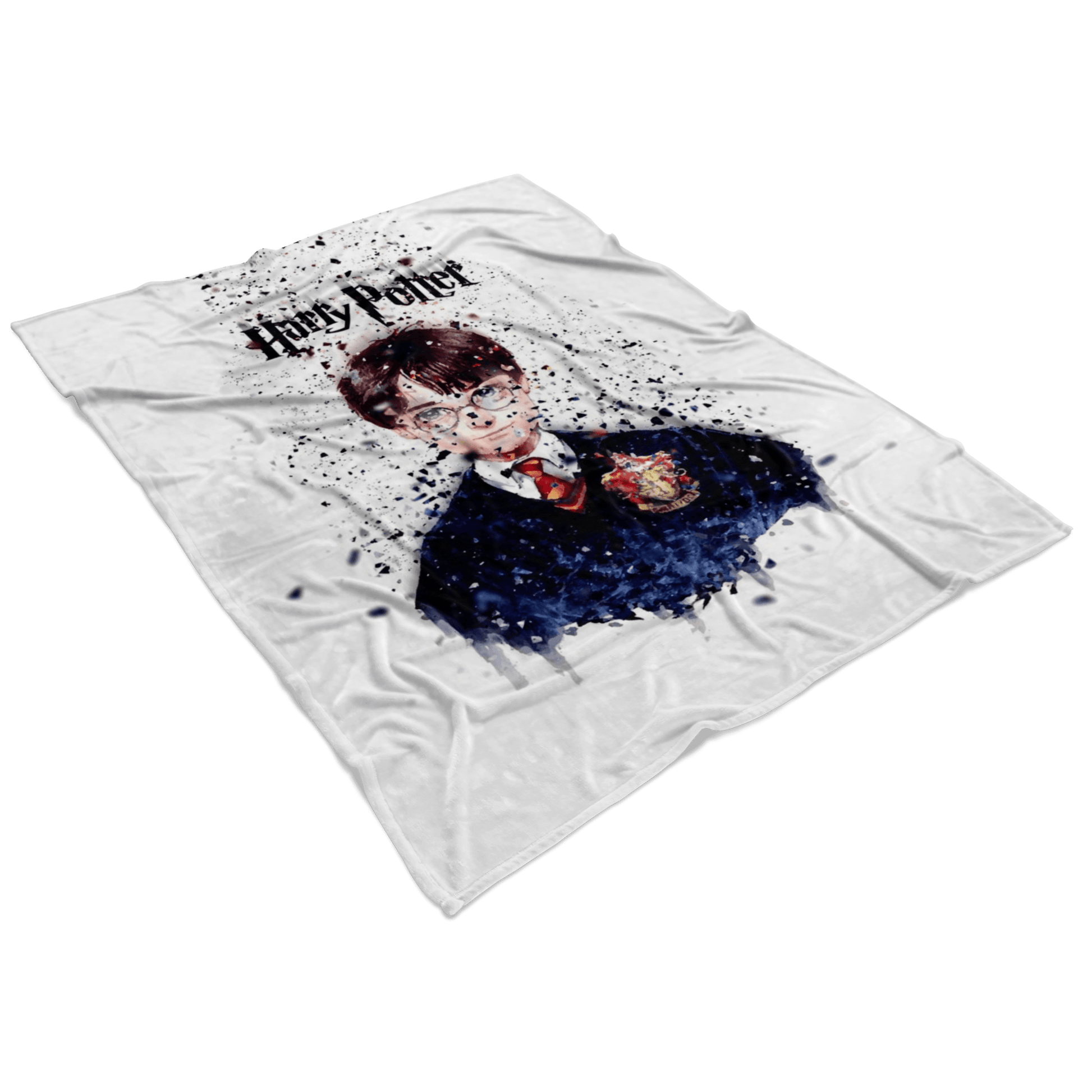 Harry Potter Fleece Blanket Elementum White Blanket - Lusy Store