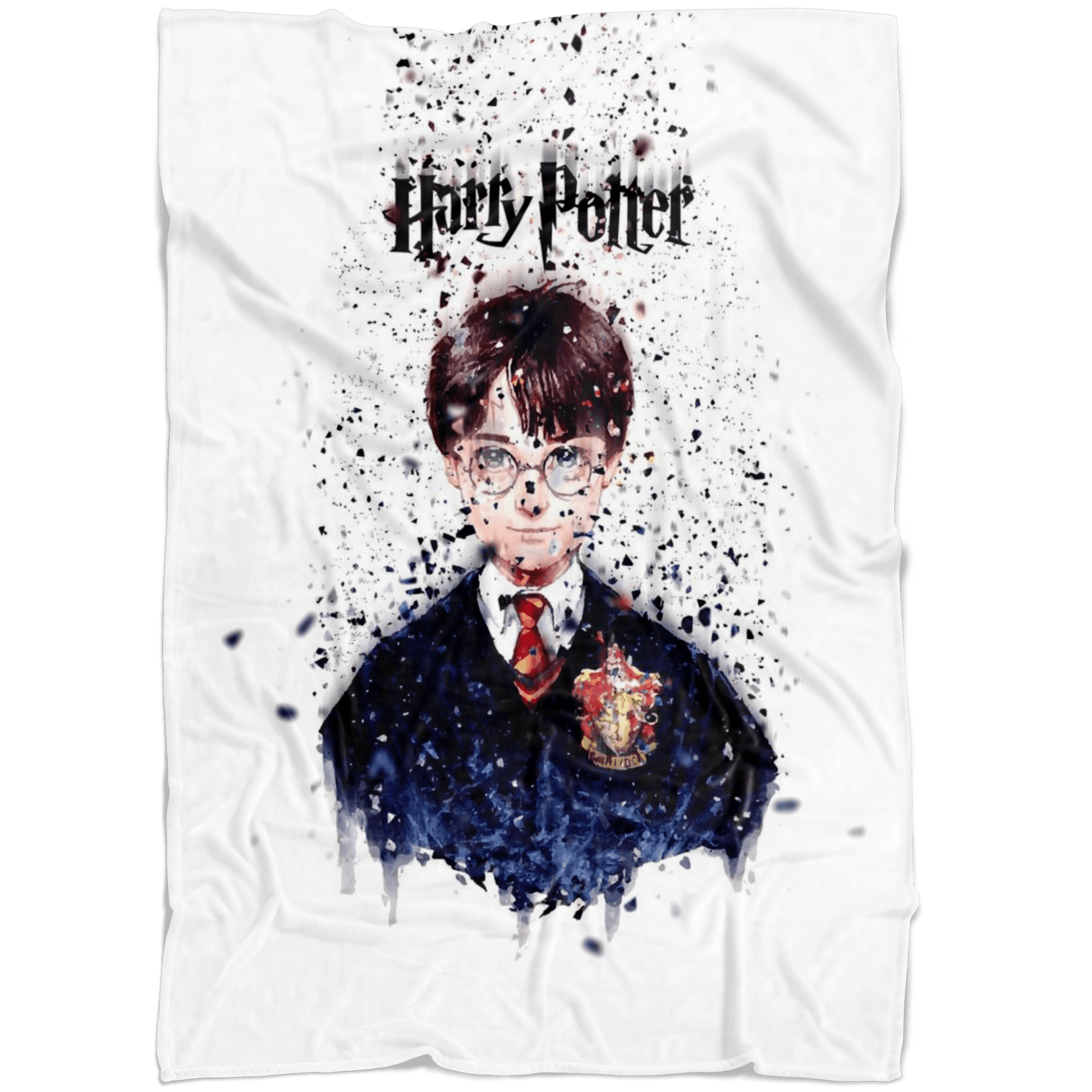 Harry Potter Fleece Blanket Elementum White Blanket - Lusy Store