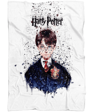 Harry Potter Fleece Blanket Elementum White Blanket - Lusy Store