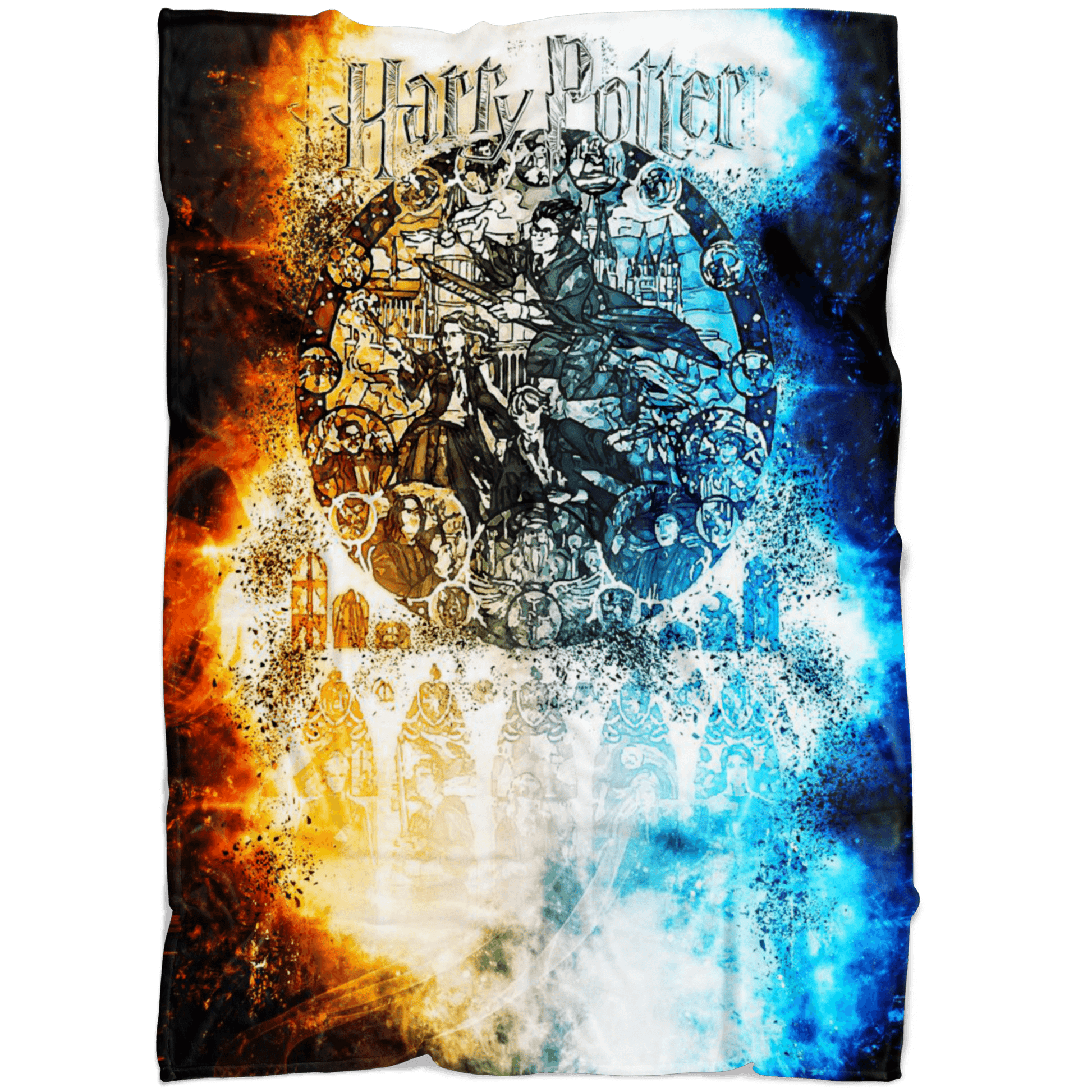 Harry Potter Fleece Blanket Epic Black Blanket - Lusy Store